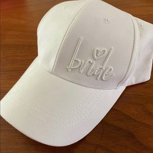 White “Bride” Hat